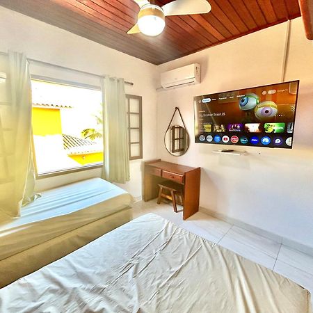 Casa Duplex Praia Das Dunas - Pe Na Areia - Ar Condicionado - Alto Padrao 卡波布里奥 外观 照片