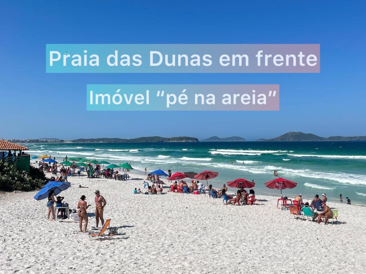 Casa Duplex Praia Das Dunas - Pe Na Areia - Ar Condicionado - Alto Padrao 卡波布里奥 外观 照片