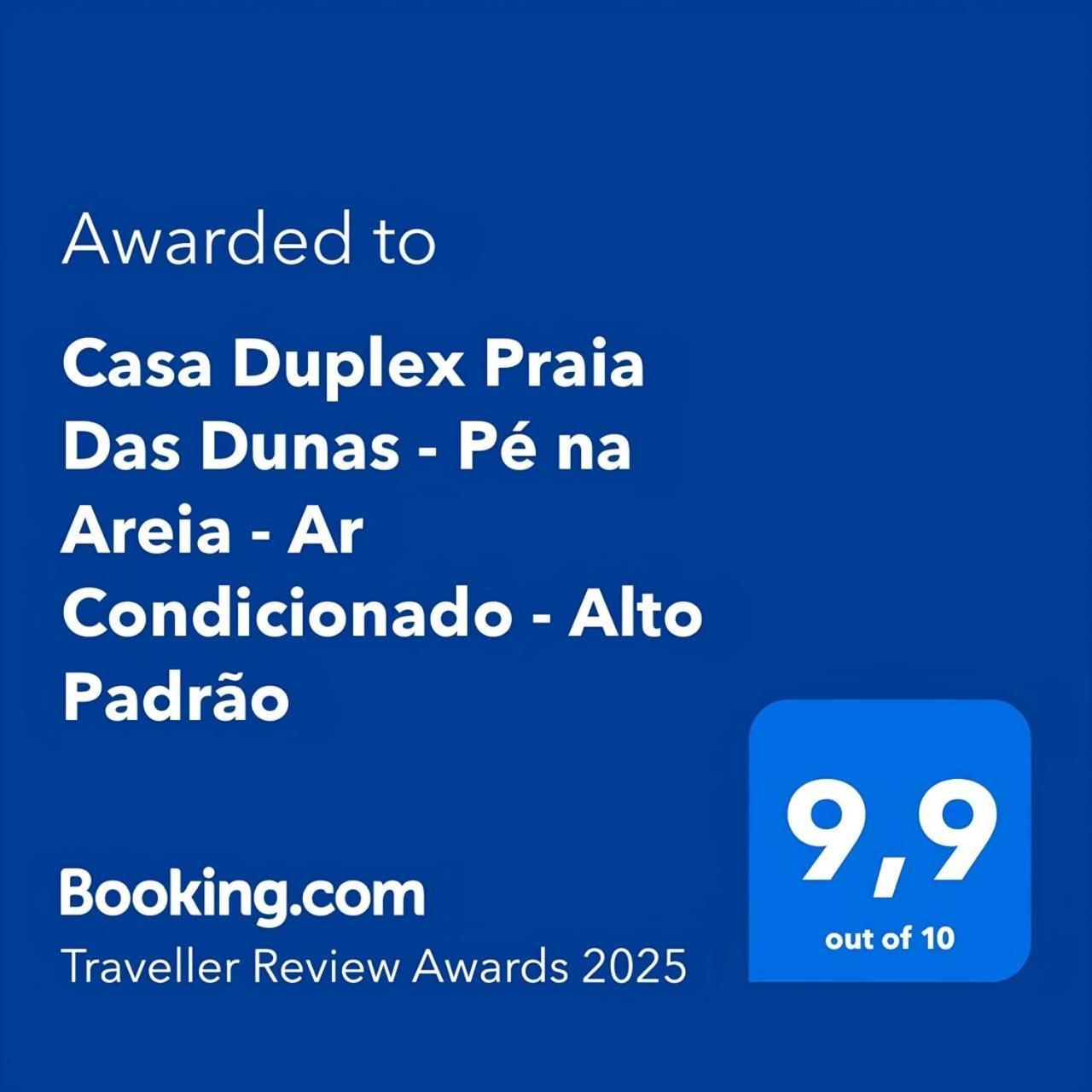 Casa Duplex Praia Das Dunas - Pe Na Areia - Ar Condicionado - Alto Padrao 卡波布里奥 外观 照片